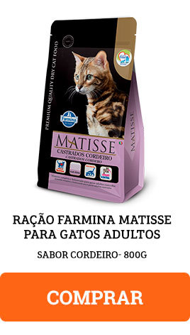 Ração Farmina Matisse para Gatos Adultos Sabor Cordeiro 800g